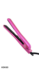 1.25" Metallic Pink Hair Iron Straightener 100% Ceramic