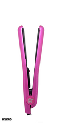 1.25" Metallic Pink Hair Iron Straightener 100% Ceramic