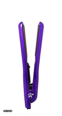 1.25" Kor Hair Metallic Purple Hair Iron Straightener 100% Ceramic