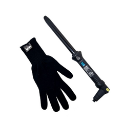 KOR 19MM BLACK TOURMALINE CERAMIC BARREL HAIR CURLER 3 Year LMT Warranty