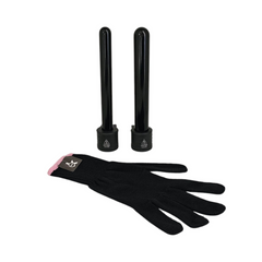 KOR Pink Cheetah Hair Styling Kit Straightener Curler & Iron 3 Years warranty