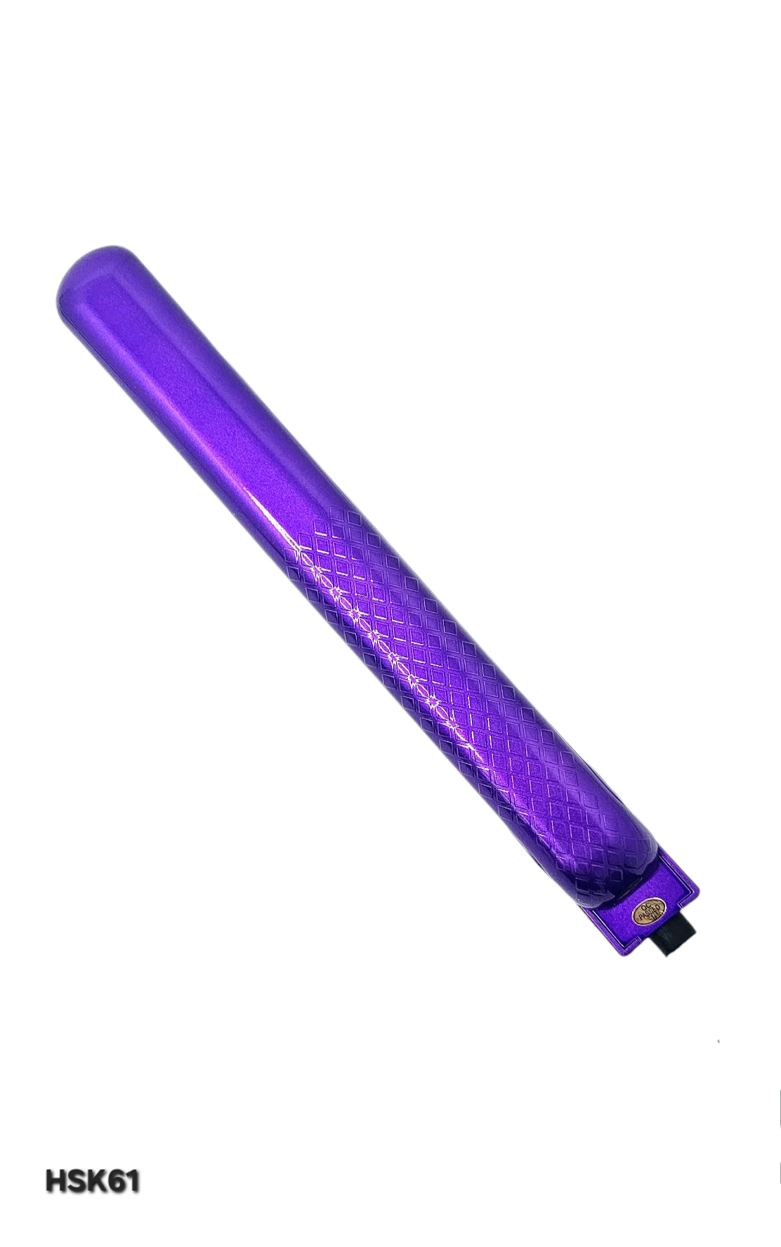 1.25" Kor Hair Metallic Purple Hair Iron Straightener 100% Ceramic