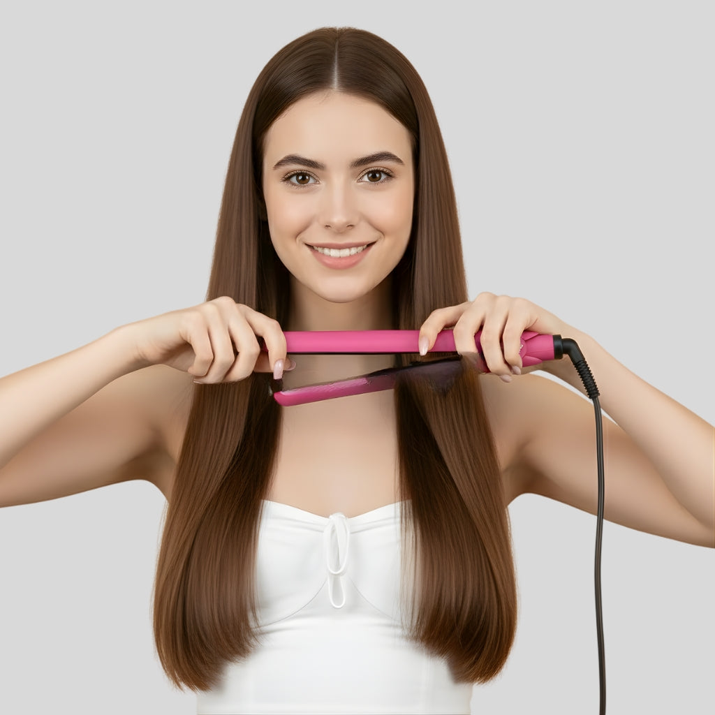 KOR Solid Creamic Styler Mate Pink