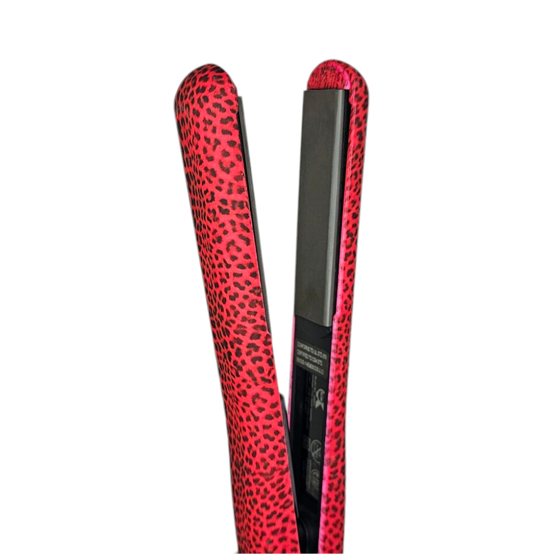 KOR 1.25 Cheetah Ceramic Hair Iron Straightener 100% Ceramic 3 Years Warranty